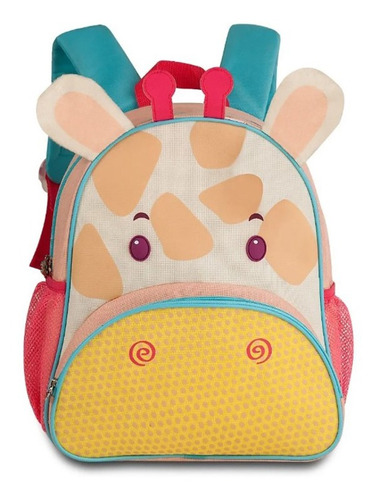 Mochila Infantil Escolar Passeio Costas - Girafinha - Clio