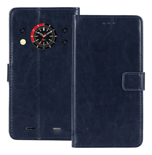 Funda Anticaída For Cubot Kingkong9 De Cuero Flip Cartera