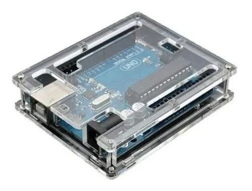 Case Caixa Protetora Em Acrílico Para Arduino Uno R3