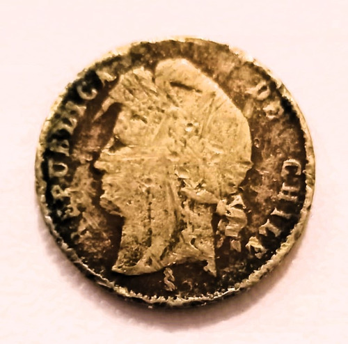 1/2 Centavo 1872 De Chile (economía Es Riqueza)