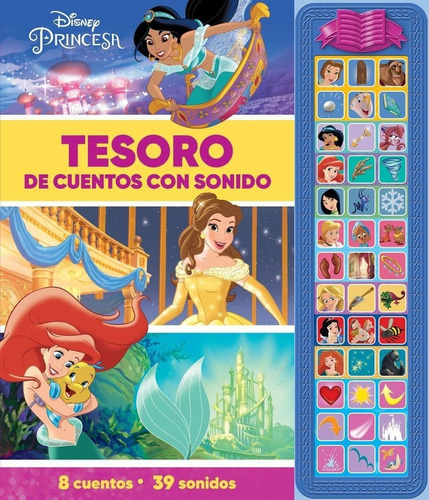 Libro: Tesoro De Cuentos Con Sonido Princesas Disney Sd Trea