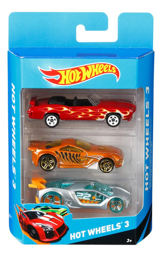Paquete De 3 Autos Hot Wheels , Paquete Surtido