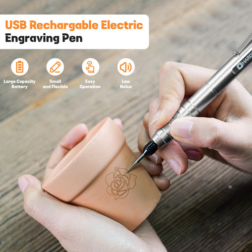 Bolígrafo De Grabado Eléctrico Hardell 37000rpm Usb