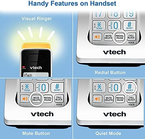 Vtech Issuper Long Rango De Hasta 2300 Pies Dect 6.0 Bluetoo