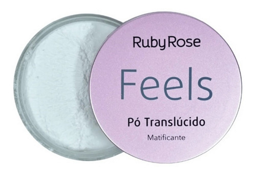 Pó Translúcido Matificante Linha Feels Ruby Rose Vegana