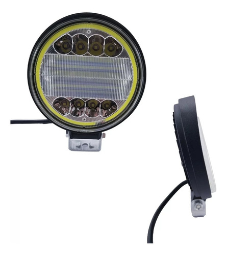 Faro Led Circular 36w + Ojo De Angel 3030 Smd 12/24v 6000k