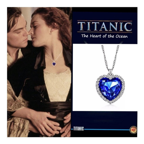 Collar Titanic Azul Cristal Austriaco