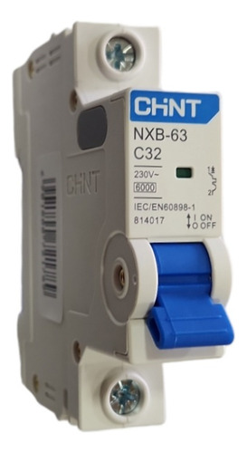 Interruptor Automático 32a 6ka Curva C, Chint, Certificado