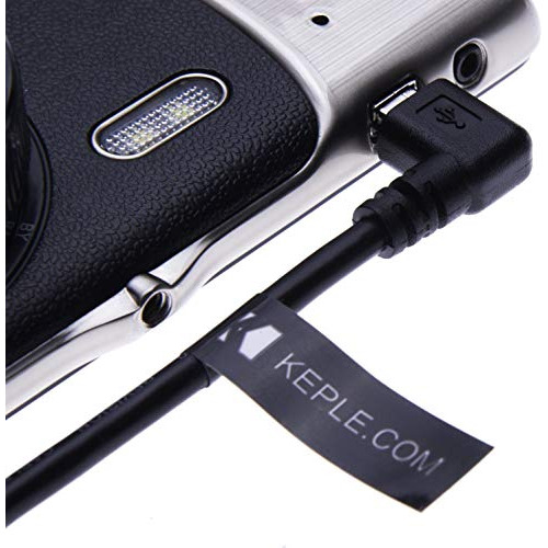 Cable Mini Usb De 90 Grados En Ángulo Recto Compatible Con G
