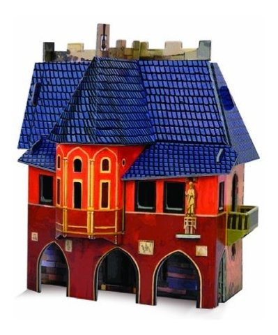 Clever Paper Town Hall Con Figuras