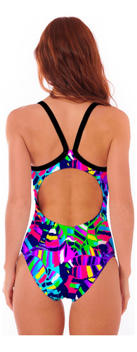 Traje Baño Malla Natacion Resiste Cloro Heracles Bretel Fino