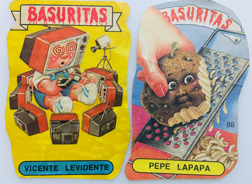 2 Antiguas Figuritas Basuritas