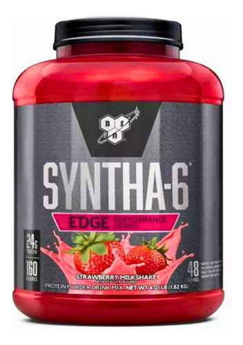 Bsn Syntha 6 Whey Protein Morango 1.82kg Lata 48 Porções