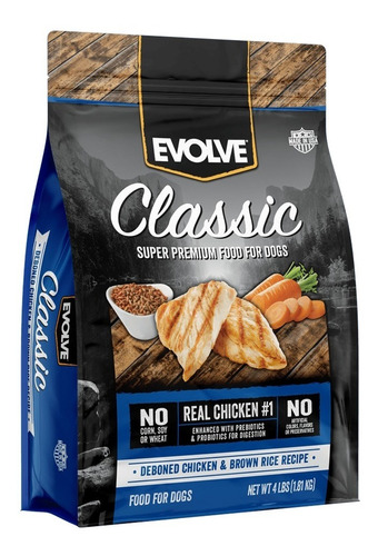 Evolve Dog Classic Pollo 15 Lb