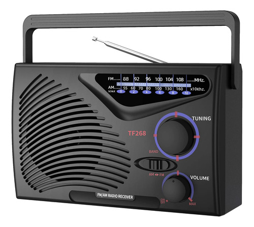 Radio, Use Dc-5v / Fuente De Alimentacion De Cable Usb / Ba