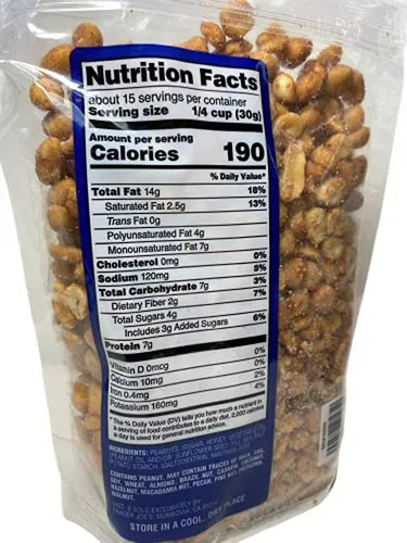 Honey Roasted Peanuts Trader Joe's 1 Lb - Paquete De 2
