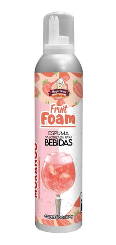 Espuma Para Drink De Morango - Fruit Foam 200g