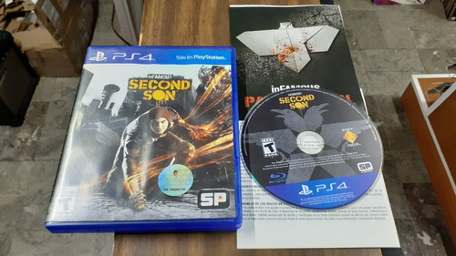 Infamous Second Son Para Play Station 4, Funcionando Perfect (Usado)
