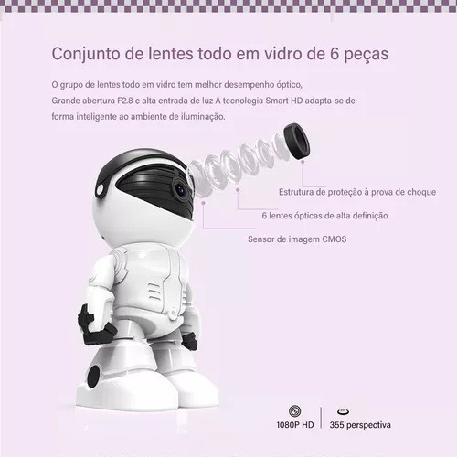 G 1 Security Camera Wifi Ptz 360 Hd 1080p Smart Robot
