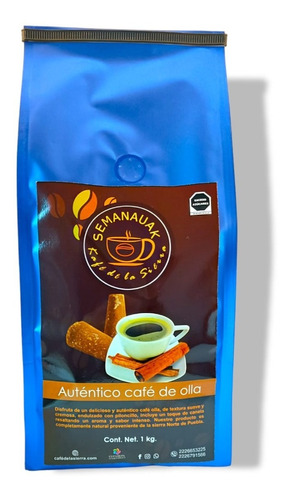 Café De Olla, Mezcla De Café, Piloncillo Y Canela 1 Kg