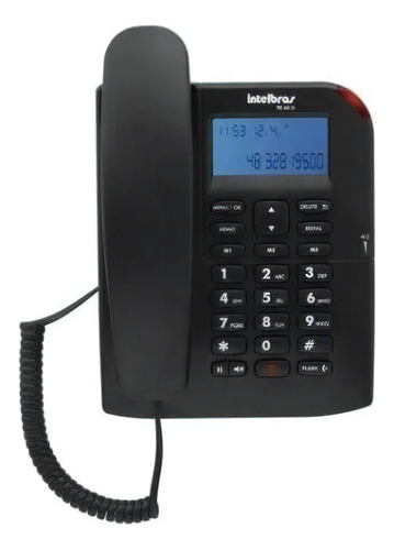 Telefone Fixo Intelbras Tc 60 Id Preto