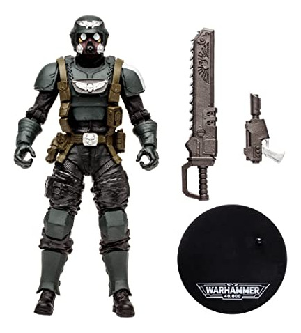 Figuras Warhammer 40000 De Mcfarlane Toys Wv6 Veteran, 7 Pul