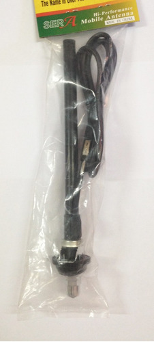 Imagen 3 de 10 de Antena De Auto Para Guardabarro 4 Tramos Con Llave Universal