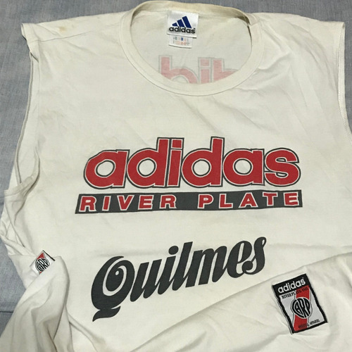 Imagen 3 de 7 de Camiseta Musculosa River Entrenamiento 1996 1997 Gallardo S