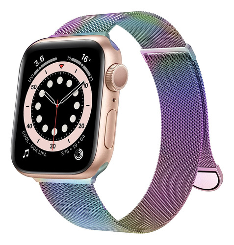 Correa De Metal Rainbow P/apple Watch Ultra 9 8 7 49/45mm