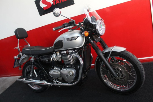 Imagem 2 de 11 de Triumph Bonneville T 120 T120 Abs 2018 Prata