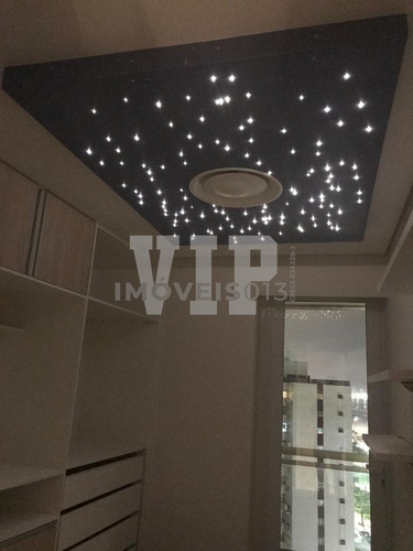 Imagem 11 de 30 de Apartamento Duplex A Venda Com 2 Dormitórios Vista Para O Mar Na Pompéia Em Santos - Ap00907 - 70711772