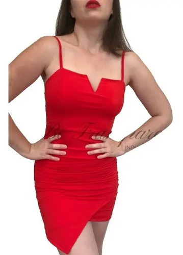 Vestido Rojo Al Cuerpo Mujer | MercadoLibre