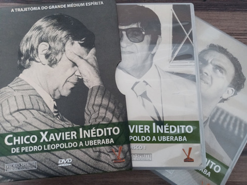 Dvd Chico Xavier Inédito De Pedro Leopoldo A Uberaba Duplo