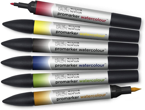 Imagen 2 de 3 de Marcador Winsor&newton Promarker Watercolour Basic Tones X 6