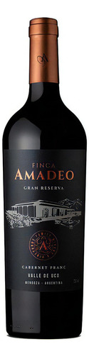 Vinho Argentino Finca Amadeo Gran Reserva Cabernet Franc