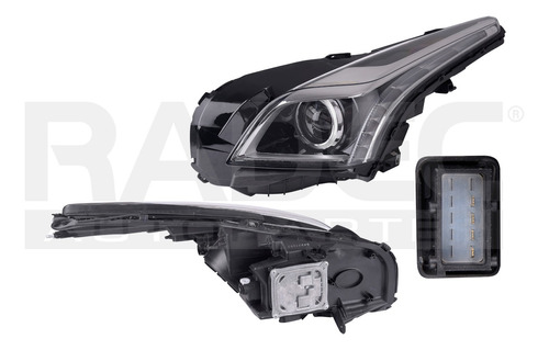 Faro Cadillac Cts 2014 2015 2016 C/proyector 4 Puertas Izq