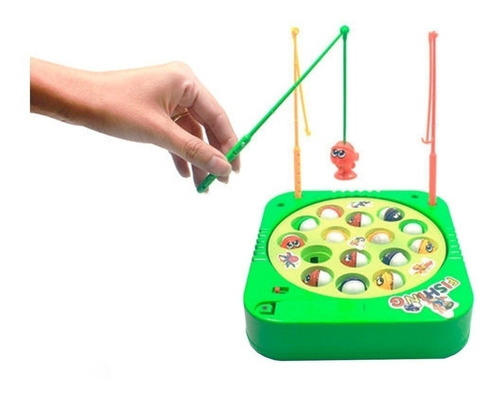 Juego De Pesca Juguete Giratorio Infantil Niños Didactico 