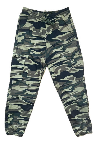 Jogger Camuflado Mujer Sudadera Pantalón Bolsillos Laterales