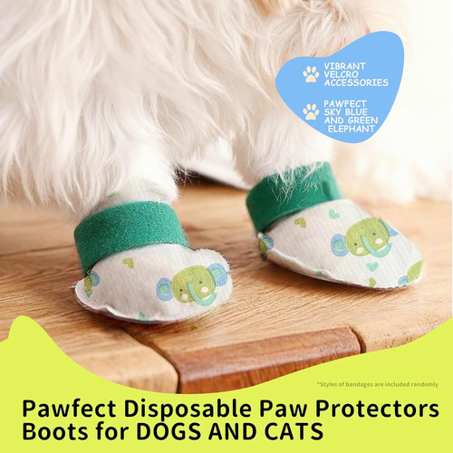Botas Desechables Para Perros Y Gatos, Impermeables, 20 Pzs.
