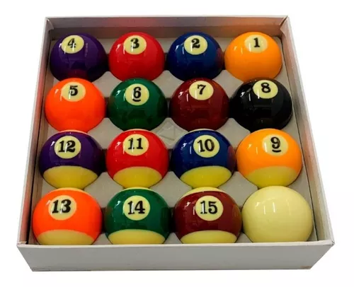 Jogo de Bola com 16 Bolas - 50 e 54mm, Noel Snooker