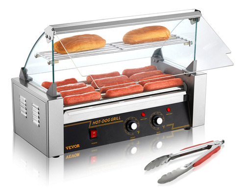 Maquina Parrilla 12 Salchichas Hotdog Con Vitrina Hot Dogs