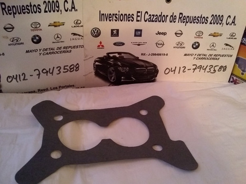 Empacadura Base De Carburador 2 Bocas Ford Jeep Dodge