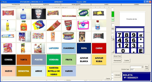 Sistema Para Minimarket Ticket Factura Y Boleta Electrónica