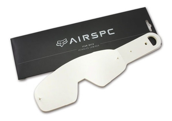 Fox Tear-Off Abreißscheiben AIRSPC Transparent Gr 20er Pack 