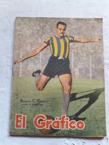 Revista El Grafico N° 1526 1948 Benjamin Santos R. Central