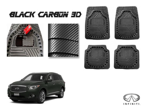 Tapetes Premium Black Carbon 3d Infiniti Jx35 2013 A 2013