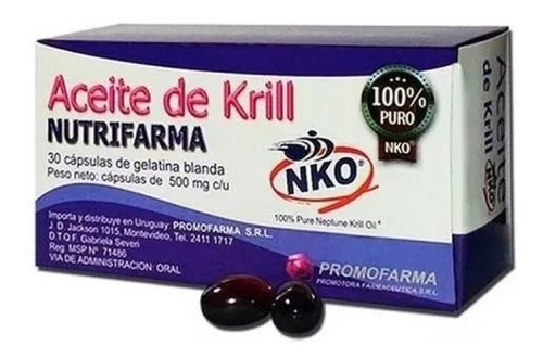 Aceite De Krill Promofarma 30 Cápsulas