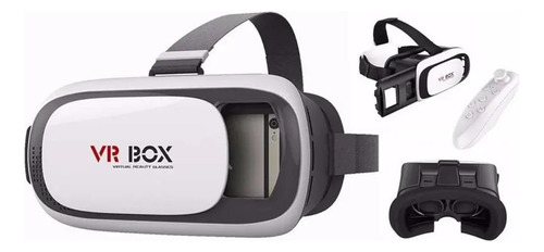 Óculos Vr Box 2.0 Realidade Virtual + Controle Cardboard 3d