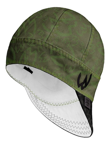 Gorra Para Soldar Welder Nation, Verde Y Negro, Talle 6 7/8