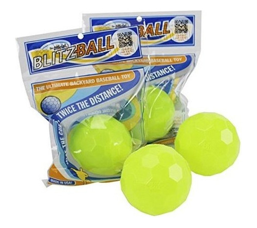Blitzball Plastic Baseball (paquete De 4)